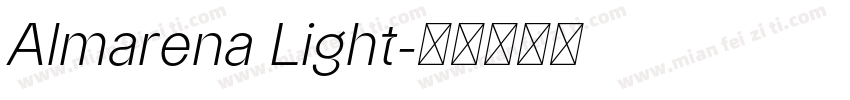 Almarena Light字体转换